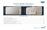 PTP 600 Series Deployment Guide - Four Corners Tech · PTP 600 Series Deployment Guide ... Installation and Commissioning ... Mast or Tower Installation Instructions The ODU is pre-fitted