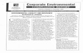 Corporate Environmental - Anspach Law Office · CLARK BOARDMAN CALLAGHAN Corporate Environmental COMPLIANCE REPORT Volume 2, Number 2 • December 1994 Effective …