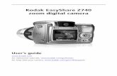 Kodak EasyShare Z740 zoom digital cameraresources.kodak.com/support/pdf/en/manuals/urg00330/Z740_GLB_en.… · Kodak EasyShare Z740 zoom digital camera User’s guide ... 5 Troubleshooting