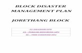 BLOCK DISASTER MANAGEMENT PLAN JORETHANG BLOCKsouthsikkim.nic.in/Department/disaster/Docs/DMP_Jorethang.pdf · block disaster management plan jorethang block ... block disaster management
