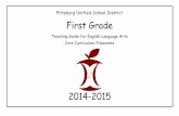 Pacing Guide Grade 1 Treasures 2014-15 Guide Grade 1 2014-2015 First Grade Reading Strategies (ALL STRATEGIES EMBEDDED IN PACING GUIDE BY UNIT 3---FEB 6th) Strategies (5) Embedded
