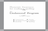 the Lindamood Program - Gander Publishing · The Lindamood® Program - Cd RoM user Guide To be able to access the menu bar options, you must press, in Windows, the “control” key,