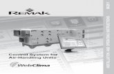 Control System for Air-Handling Units - REMAK · Control System for Air-Handling Units INSTALLATION AND OPERATING INSTRUCTIONS ... The central module is equipped with ... An air-conditioning