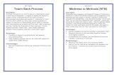 METHOD Teach Back Process Madness to Methods (M Teach Back Process Description ... questions on even days, ... • Tricks work best if easy to set up with few props