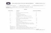 PHILADELPHIA POLICE DEPARTMENT DIRECTIVE 12€¦ ·  · 2018-02-17directive 12.11-1 philadelphia police department directive 12.11 subject: complaint or incident report (75-48) pleac