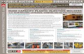 WEBCASTFROMUSA: BIDONLINE …imdauctions.com/wp-content/uploads/2012/05/Global-Packaging... · 2650 Ton 319 oz. Husky Plastic Injection ... Yushin Netliner-VNII-EA-850S Robots APV