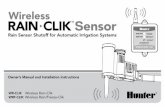 Rain Sensor Shutoff for Automatic Irrigation Systems Rain Sensor_manual.pdf · WR-CLIK Wireless Rain-Clik WRF-CLIK Wireless Rain/Freeze-Clik Rain Sensor Shutoff for Automatic Irrigation