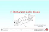 7. Mechanical motor design - Technische Universität … · 7. Mechanical motor design Source: ... G 100 100 Combustion engines for cars and locomotives ... speed electric motors,
