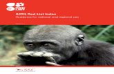 IUCN Red List Index · IUCN Red List Index 3 PURPOSE The IUCN Red List Index (RLI) measures trends in the overall extinction risk (‘conservation status’) of sets of species, as