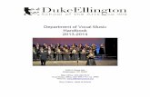 Vocal Handbook 2013-2014 - Duke Ellington School of the Arts · Department of Vocal Music Handbook 2013-2014 3500 R Street NW Washington, DC 20007 Main Office: 202-282-0123 Vocal