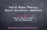 Solid State Theory: Band Structure Methods - TU Graz · Solid State Theory: Band Structure Methods Lilia Boeri Wed., 11:00-12:30 HS P3 (PH02112)