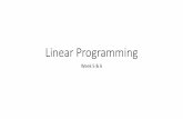 Linear Programming - WordPress.com · Linear Programming Theorems THEOREM 1 If a linear programming problem has a solution, then it must occur at a vertex, or corner point, of the