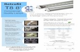 Retroft T8 - Custom Controls Technology · Retroft T8 Commercial Quality Lamps ... 1000W LED Flood Light Test Report Test Item: 1000Watt Flood Light Test Company: Independent Laboratory