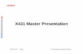 X431 Master Presentation · LAUNCH X431 Master is the latest automotive diagnostic product designed by LAUNCH. Inherited with all diagnosis function of X-431 Full-range Coverage