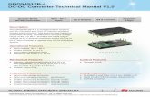 GDQ54S12B-4 DC-DC Converter Technical Manual V1 · 1 — 48Vin, high performance, digital control quarter-brick 2 — Output current: ... GDQ54S12B-4 DC-DC Converter ... overload