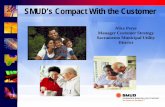 SMUD’s Compact With the Customer - USAID … · SMUD’s Compact With the Customer ... Provide guidance and support for ... message/execution recall, and SMUD brand identity).