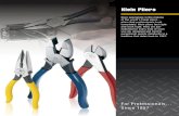 Pliers - Klein Tools - For Professionals since 1857 Side-Cutting Pliers - Heavy-Duty Cutting Additional Features: • Cuts ACSR, screws, nails and most hardened wire • High-leverage