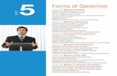 5 Forms of Speeches - Novellanovella.mhhe.com/sites/dl/free/125919115x/1031479/FloydPSM_ch14.pdf5 Forms of Speeches chapter 14 Speak to Inform Understand What It Means to Inform Select