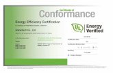 Energy Efficiency Certification - Advantechwfcache.advantech.com/www/csr/pdf/Green_products/Energy...This is to certify that representative samples o f the Certified Product(s) listed