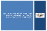 2015 Fire and Police Commission Citizen Compliant …city.milwaukee.gov/ImageLibrary/Groups/cityFPC/Reports/...1 2015 Fire and Police Commission Citizen Complaint Report Introduction