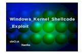 Windows Kernel Shellcode Exploit - HITCON Pacific …hitcon.org/.../2005/Windows_Kernel_Shellcode_Exploit.pdfWindows Kernel shellcode Exploit • Ring3->Ring0 • Exploit Apc inject