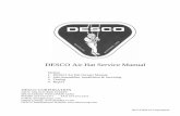 DESCO Air Hat Service Manual 2012 - divedesco.com · DESCO Air Hat Service Manual Section 1. DESCO Air Hat Owners Manual 2. Sub-Assemblies, Installation & Servicing 3. Testing 4.