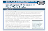 Thomas P. DiNapoli • State Comptroller Employment … Trends in New York State August 2013 OFFICE OF THE NEW YORK STATE COMPTROLLER Thomas P. DiNapoli • State Comptroller Executive