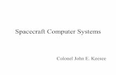 Spacecraft Computer Systems - MIT OpenCourseWare · – 256 keyboard states implies an 8-bit data word • Input data stream = 4800 bits/min – Each character requires 10 instructions