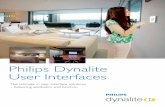Philips Dynalite User Interfaces - home - Main Power Dynalite Range...Philips Dynalite user interfaces are available in a ... 1 or 2 columns ... channel control and network sockets