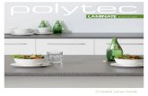 LAMINATE & bench tops -  · LAMINATE & bench tops. 2. ... Polytec’s LAMINATE and bench tops are ... An Etch surface finish provides a pristine polished stone look to your bench