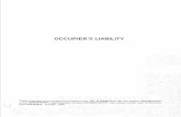 OCCUPIER'SLIABILITY - Law Society of Saskatchewanredengine.lawsociety.sk.ca/inmagicgenie/documentfolder/AC0932.pdf · ,I. OCCUPIER'SLIABILITY THE CURRENT TEST (a) Common law duty