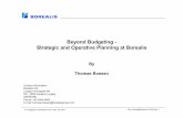 Beyond Budgeting - Strategic and Operative Planning at ... · Beyond Budgeting - Strategic and Operative Planning at Borealis By ... Sales: Singapore, Hong Kong ... Hovarth&Partner