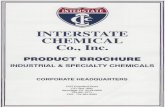 Product Brochure.pdf · PRODUCT BROCHURE INDUSTRIAL ... Ethyl Hexoic Acid Ethylene Glycol ... Hydrofluoric Acid Hydroxy Acetic Acid (Glycolic) Muriatic Acid Nitric Acid Oleic Acid