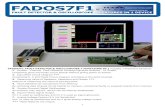Oscilloscope - Electronic Repair Company · 1 FADOS7F1 FAULT DETECTOR & OSCILLOSCOPE 7 FUNCTIONS IN 1 includes 7 important functions: 1. Double – Channel Fault Detection (Analog