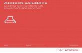 Atotech solutions€¦ · Atotech solutions Leading plating chemicals, equipment and services ... Our corporate philosophy is to embrace challenges, enabling us to develop future-ready