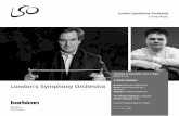Living Music - London Symphony Orchestra · Living Music In Brief ... Bruch’s popular Violin Concerto No 1, which will be played between the two Swiss-inspired works by the LSO’s