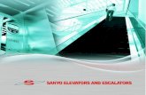 5-37 SANYO ELEVATORS AND ESCALATORS - set …set-me.com/images/category/brochures/SANYO-Elevators-and...SANYO ELEVATORS AND ESCALATORS adopts the exquisite fabrication ... gearless