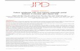Patient satisfaction with laser-sintered removable … · CLINICAL RESEARCH Patient satisfaction with laser-sintered removable partial dentures: A crossover pilot clinical trial Balqees