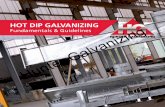 HOT DIP GALVANIZING Fundamentals & Guidelines Galvanizinghuntergal-qdj7.squarespace.com/s/DesignManualAUGUST2014... · Dip Galvanizing – a process comprising of pre-treatment, ...