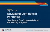July 26, 2017 Navigating Commercial Permitting - Denver · July 26, 2017 Navigating Commercial Permitting ... – International Plumbing Code ... July 26, 2017 Navigating Commercial