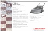 PS24 Propane Stripping Machine Manual 07-2002 propane stripping machines are de- ... The I I hp Honda engine is warranted by ... p 1077 PI 063-U P2003 P2004 P2005 PI 068-34
