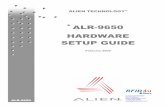 ALR-9650 HARDWARE SETUP GUIDE - …rfid4ustore.com/content/data_sheet/ALR-9650-Hardware Setup guide.pdfALR-9650 HARDWARE SETUP GUIDE ... RFID Reader Overview ... RFID Primer – an