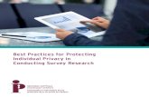 Best Practices for Protecting Individual Privacy in ... 6: Data Analysis ... Checklist of Best Practices ... Best Practices for Protecting Individual Privacy in Conducting Survey Research.