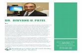 DR. DIVYANG U. PATEL - Washington Hospital …. DIVYANG U. PATEL Bio Dr. Divyang U. Patel is a specialist in foot and ankle treatment. He has extensive experience in conservative and