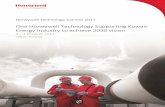 Honeywell Technology Summit 2017downloads.honeywellprocess.com/public/email/pdf/Kuwait...Honeywell Industrial Safety 11.10 – 11.15 Interim time to walk to the next session 11.15