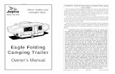 Eagle Folding Camping Trailer - Jayco, Inc€¦ ·  · 2014-01-22Where Tradition and Innovation Meet... Eagle Folding Camping Trailer Owner’s Manual Model Year 2003 WARNING: Read