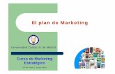 El plan de Marketing - pedrojgarcia.files.wordpress.com · zEl Plan de Marketing ha de ser la proyección de la Estrategia de Marketing zEl grado de detalle o concreción ha de ser