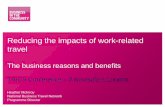 The business reasons and benefits - TRICS · The business reasons and benefits TRICS Conference –8 November, ... • a reduction of 141.7 tonnes CO. 2 ... • 30% of MFRS emissions