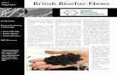 British Biochar News ·  · 2018-01-19newsletter - British Biochar News. This year has been a quiet one for the British Biochar founda-tion following last year’s suc- ... the kiln