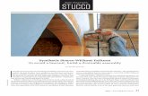 STUCCO - The Building Consultant Kenney also wrote a piece in JLC (“Success with EIFS,” Nov/01), which details a lot of the best practices that are still used BY MARK PARLEE Synthetic